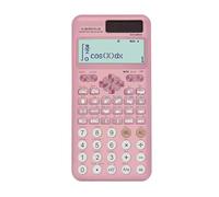 Luocute Scientific Calculator, 417 Functions with 10+2 Digits Display Solar and Battery Dual Power for Students Teachers Engineers Office School (Pink)
