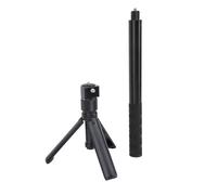 Luocute Selfie Stick, 120cm Extended 28cm Retractable Monopod Pole Tripod 17.5cm, for X4 X3 ONE X2 ONE RS Action Camera