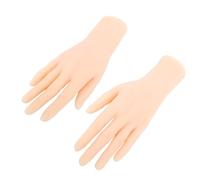 Luocute Silicone Model Hands, Female Hand Mannequin for Jewelry Display, Manicure Practice, All Hallows Day Props