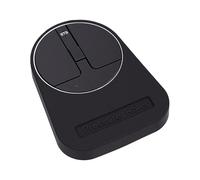 Luocute Slim Compact Wireless Mouse with 4 Mode Connectivity | Infrared Non Light Sensor, 2.4G, Dual BT, Type C Wired, 140mAh Li Battery, Pressure Sensitive Scroll Wheel, for Laptop,