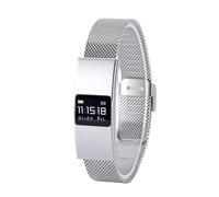 Luocute Smart Bracelet for Men Women, Multi Sport Modes (Silver)