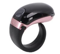Luocute Smart Counter Rings, Multifunctional Digital Display Screen with 180 Degree Rotatable Screen and APP Synchronization, for Work Exercise Meditation and Daily Routines (Pink Gold)
