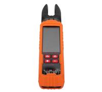 Luocute Smart Digital Clamp Meter, 4000 Counts AC DC Current Voltage Tester U Shaped Jaws, Auto Ranging, NCV, Flashlight, Data Hold for Measuring Resistance Continuity Temperature