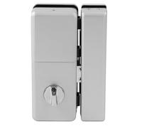 Luocute Smart Glass Door Lock with Fingerprint, Phone Control | Aluminum Alloy Construction, Keyless Entry for 5-12cm Thick Glass Doors, Remote Unlock Via App, Supports IC Card Password