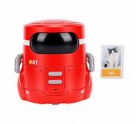 Luocute Smart Robot for Kids, Interactive Voice Control Talking Singing Dancing LED Eyes, with Programmable Moves and Music, for Ages 3-14 (Red)