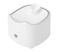 Luocute Solar Powered Cat Water Fountain, 20W Quiet Automatic Pet Water Dispenser with 1.8L Large Capacity and Cascading Stream, for Multiple Pets Indoor Outdoor Use