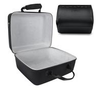 Luocute Speaker Carrying Case, Water Proof Hard Portable Storage Bag for S1 PRO Plus Speaker System, with Mesh Pocket for Microphone and Power Cable, Black