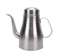 Luocute Stainless Steel Oil Can, Leakproof Oil Storage Container with Protruding Locking Buckle Lid and 7.5cm Spout, for Kitchen Restaurant Cooking (32oz)