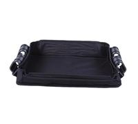 Luocute Stroller Snacks Tray, Universal Fit for Stroller with Non Slip Pad Oxford Cloth Cup Holder Snack Tray for Toddler Kids Travel Accessories (S)