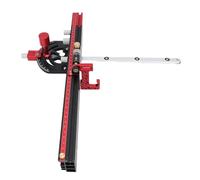 Luocute Table Saw Miter Guides, 13 Positive Angle Stops Extendable Fence Fine Adjustable Backing Block Band Saw Miter System, for Woodworking