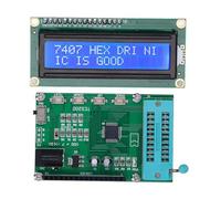 Luocute TES200 Digital Integrated Circuit Tester 74 40 40 Series IC Logic Gates Checker Module, 7-12VDC Integrated Circuit Meter LED Display Quick Response IC Tester