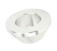 Luocute Tips for Wheel Balancer Adapter, Centering of the Matt Aluminum Ticket Matt Silver in Sparness of Tire Tire for a Central Post 1.67 Inch