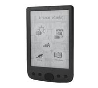 Luocute Touch Screen E Reader, 6 Inch 800x600 Large Display E Book Reader with Adjustable Warm Light, Protective Case, Weeks of Battery Life, Black, for UCOS Processor, Up to 32G Support (4G)