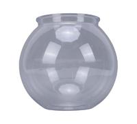 Luocute Transparent PVC Fish Bowl, 7.1 Inch for Small Spaces (Small)