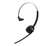 Luocute Trucker BT Headset Wireless with Mic Noise Canceling 13H Working Time BT 5.0 Dual Connection, Single Ear Cell Phone Headsets for Truck Driver Office Call Center