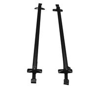 Luocute Universal Car Top Roof Rack Cross Bar, Luggage Carrier Aluminum Alloy and Stainless Steel, Rooftop Cargo Carrier Rack with Protective Pads for Long Trips