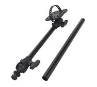 Luocute Universal Fish Finder Mount Bracket, Dual 360 Degree Swivel Ball Mount Stand, Versatile Mounting Options, Compatible for Humminbird, Lowrance, Raymarine Fish Finders