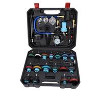 Luocute Universal Radiator Pressure Tester Kit, Multifunctional Coolant System Cooling Pressure Tester Kit, Suitable for Automotive Cooling System Water Tank