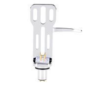 Luocute Universal Turntable Headshell, Metal Phono Headshell with Color Coded Wires, Screws, Rubber Washers, for SL 1200 Series, for SL 1210, for D5, for AT Turntables (Silver)