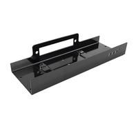 Luocute Universal Winch Mounting Plate, Heavy Duty Steel 15000 Lbs with Fairlead Flange Hardware, for Truck SUV Trailer 10x4.5in Raised Bolts Pattern, Winch Mount Recovery Winches