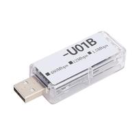 Luocute USB Digital Isolator, 480Mbps High Speed Isolation Voltage USB to Coupling Protection Board with 3.75kV RMS Isolation for Industrial Control Devices Noise Sensitive Areas (Clear)