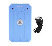 Luocute USB Microphone, 192kHz Sampling Rate Dual Channel, 3 Meter Pickup Distance 360 Degree Omnidirectional, AI Noise Cancelling Chip, for Laptop Desktop Computer Work Study Video (Royalblue)