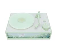 Luocute Vintage Record Player with Diffuser, 5.3 Wireless Speaker and Aromatherapy Lamp, 3.5mm Sound Cable and Type C Charging Port (Green)