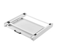 Luocute Washer Dryer Stacking Kit, Universal 60cm Wide Connecting Frame with Pull Out Shelf and Ratchet Strap, for Front Load Washer and Dryer