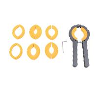 Luocute Watch Bezel Ring Opener Tool, Professional Alloy Bezel Remover with Plastic Storage Box for Watchmakers, Repairing Tool, Facilitating Watch Maintenance for Watch Inner Components