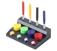 Luocute Watch Oiler Kit, 4 Dish Watch Oil Dip Tool Set for Watchmakers, Watches Repair Tools Kits Repairing Accessory, Easy to Cleans, 4.1 X 2.8 X 1.2in