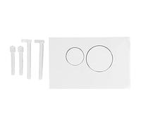 Luocute Water Tank Panel, Toilet Flush Button Panel, Dual Flush Buttons with Conceal Columns, Toilet Accessories Easy to Clean and Install