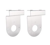 Luocute Watermelon Light Bracket, 90 Degree Stainless Steel Mounting Plate with 1.5 Inch Center Hole for Star Shaped Beams Semi Trucks Pickups Underglow Lights