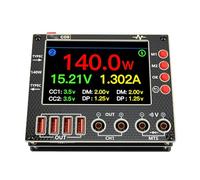 Luocute Waveform Ammeter, 4.0in IPS Dual Channel Voltage Current Tester with Fast Diode Scanning for Circuit Board Diagnosis Analysis