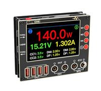 Luocute Waveform Ammeter, 4in HD Display 2 Channel Voltage Current Tester, Fast Diode Scanning Measurement with Digital Curve and Pointer Modes for Circuit Board Diagnosis Testing Analysis