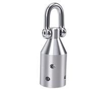 Luocute Wire Pulling Attachment, Heavy Duty Electrical Cable Puller with 4000lbs Pull Force and D Ring Design, for 3/0 to 350 Mille Circle Copper Aluminum Wires