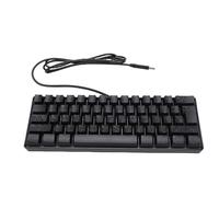 Luocute Wired Computer Keyboard, Portable RGB Backlit No Key Conflict Mechanical Feel N Key Rollover Contour Keycaps Membrane Keyboard USB for Working Gaming