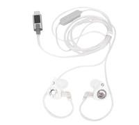 Luocute Wired Headphones, Type C Earphones Wired Earbuds for Gaming Music Detachable 2Pin Cable, Bass Stereo Noise Canceling in Ear Monitor Headphones for Musician Singers Call