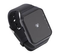Luocute Wireless Calling System, 1 Watch Receiver 1 Key Transmitter RF Pager Set, Quick Response with Vibration, Buzzer, Flashing, Long Standby Battery, Rechargeable, IPX4