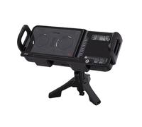 Luocute Wireless Car Charger, 15W Fast Charging Auto Clamping Phone Mount with LED Light and Smart Rotation, for S24 S23 S22 Foldable Screens, Phone Holders for Your Car