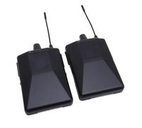 Luocute Wireless Ear Monitoring Receiver, UHF 500 999MHz Adjustable Frequency Beltpack Receiver with Support for Unlimited S3, for Band Stage Studio Live Performance