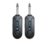 Luocute Wireless Guitar System Transmitter Receiver, 6.5mm Plug for Electric Bass Keyboard, 150m Range with Type-C Fast Charging, 8 Hours Battery, Multi-Use No Interference (1-to-1)