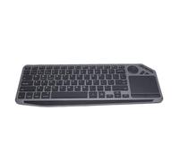 Luocute Wireless Keyboard with Touchpad, 78 Keys 2.4G Dual Mode Touch Keyboard, 7 Color Backlight Multi Device Support for PC Laptop Tablet with Type C Charging