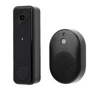 Luocute Wireless Video Doorbell Camera, Battery Powered AI Human Detection 2 Way Audio Night 720P HD, with APP Cloud Storage Local Playback, for Home Security Indoor Outdoor
