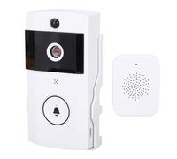 Luocute Wireless Video Doorbell Camera, Intelligent Two Way Intercom, HD Wide Angle Lens, APP Control, High Definition Imaging Technology, Elegant Design, Remote Viewing, Peace of Mind