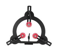 Luocute Woodturning Steady Rest, Lathe Steady Rest 3 Point Adjustable with Steel Frame and Rubber Coated Rollers for Spindle Woodturning 12 14 16 Inch Swing