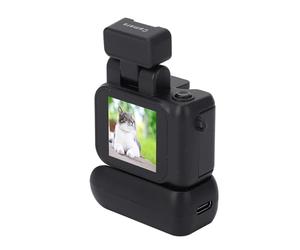 Luocute World's Smallest Portable Camera, 1080P Vintage Thumb Mini Digital Camera for Travel Life Recording, Colorful Screen with LED Flash Light, Hang on Keychain for Easy Photo Taking