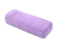 Luocute Yoga Bolster Pillow, Supportive Triple Layer Sponge Meditation Cushion for Restorative Yoga, with Removable Washable Suede Cover and Carry Handle (Purple)