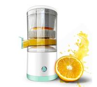 LUODIRGB Electric Juicer for Oranges, Citrus Juicer for Orange, Lemon and Grapefruit Juicing, Type-C Rechargeable Small Fruit Extractor Squeezer Machine, White-45Watts