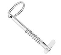 LUOFANG 1piece Marine Pins Quick Release Pin with Drop Cam & Spring, Stainless Steel Top Pin, Marine Hardware, Silver