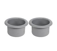 LUOFANG 2Pieces Cup Holder Insert Plastic Table Cup Holder Couch Cup Holder Insert Black Car Drinks Holder Insert for Sofa Couch